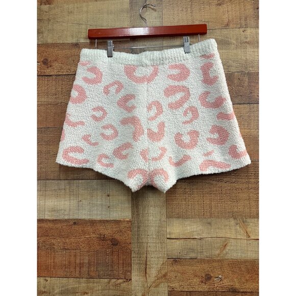 Pink & White Leopard Print Sweater & Shorts Set - Picture 9 of 10